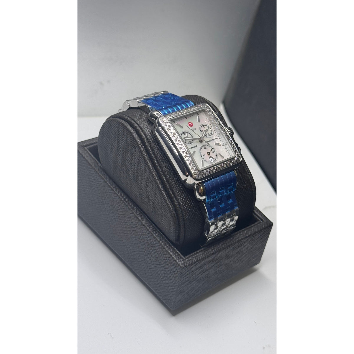 Michele Deco Diamond Stainless Steel Watch MW06A01