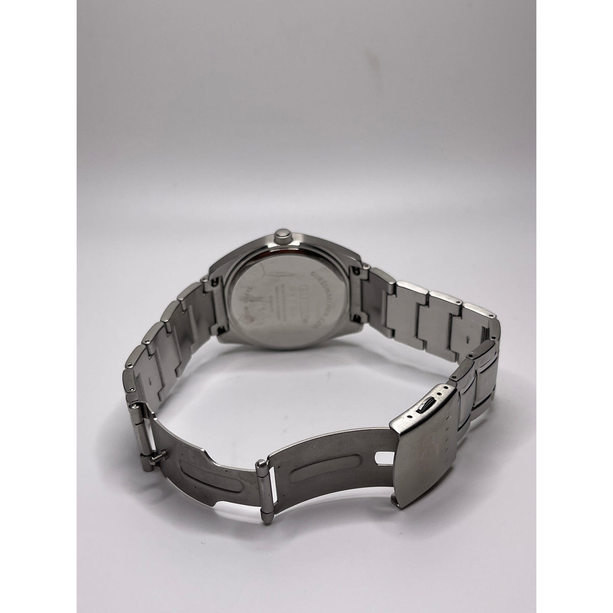 Guess Men's Steel Silver Tone Dial Silver Tone Bracelet Watch G10167G