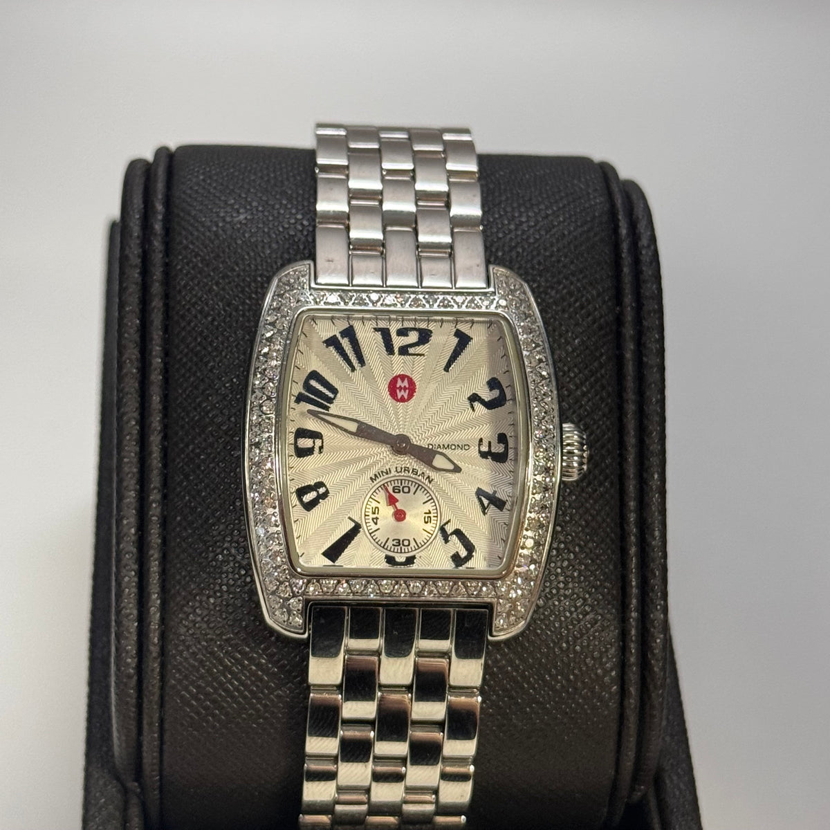 Michele Mini Urban Diamond Stainless Steel Watch MW02A01A2001