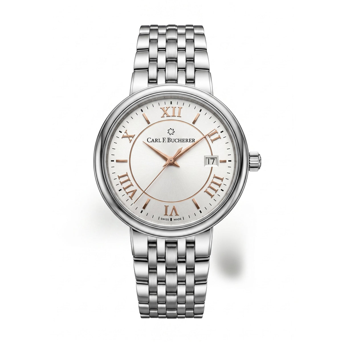 Carl F. Bucherer Adamavi Automatic Silver Dial Men's Watch 10314.08