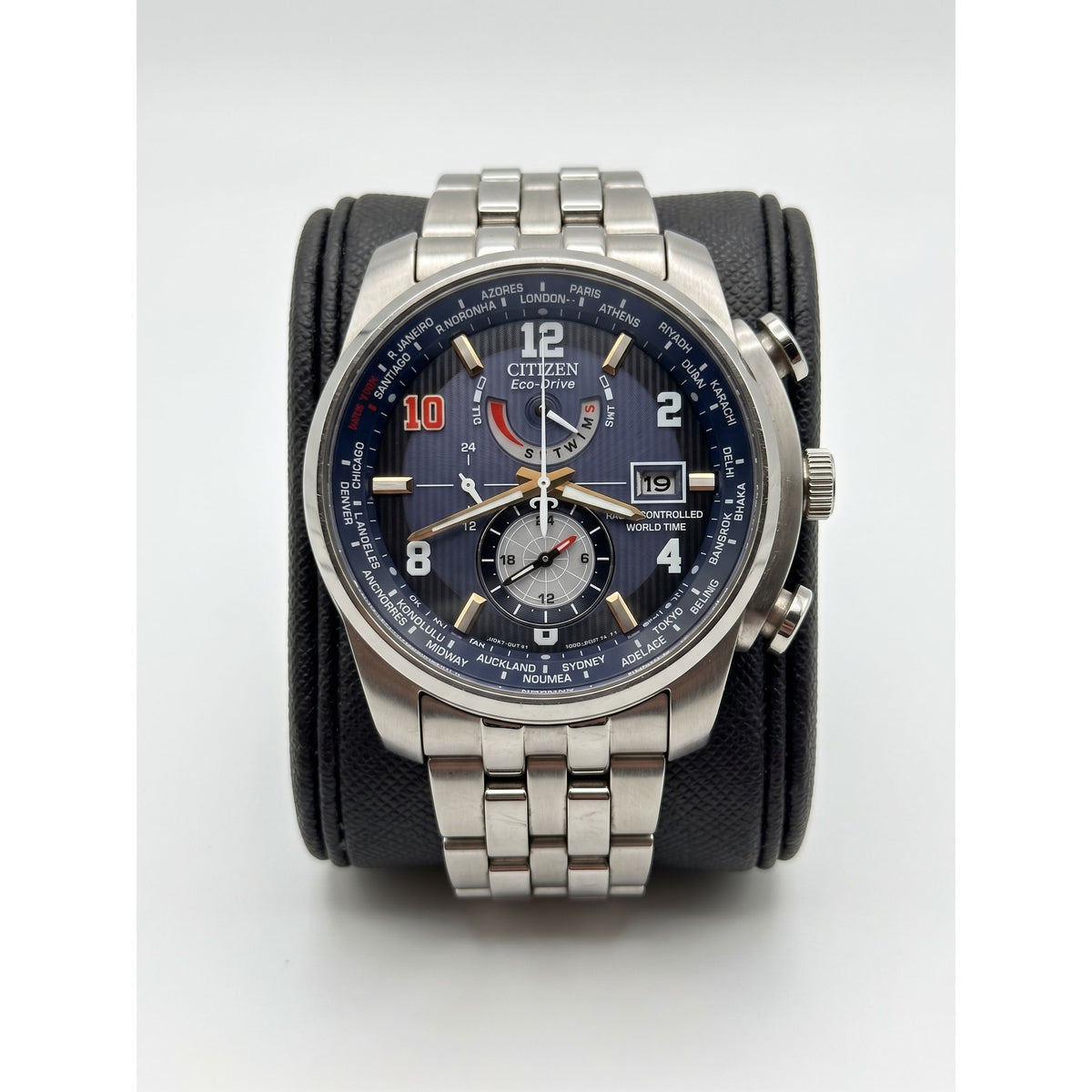 Citizen Eco-Drive Promaster World Time A-T Blue Dial Men's Watch AT9010-52M