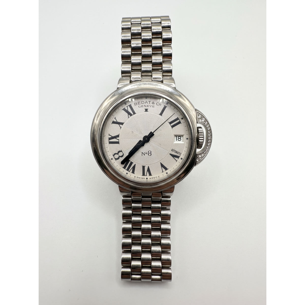 Bedat & Co. Geneve No. 8 Silver Dial Stainless Steel Watch 828.020.600