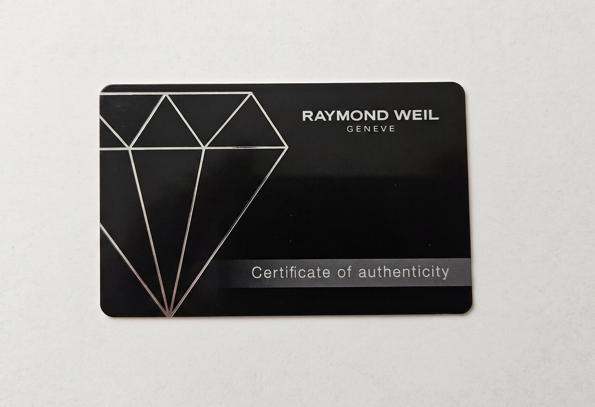 Raymond Weil Warrant Card Ref 5988-ST-97081