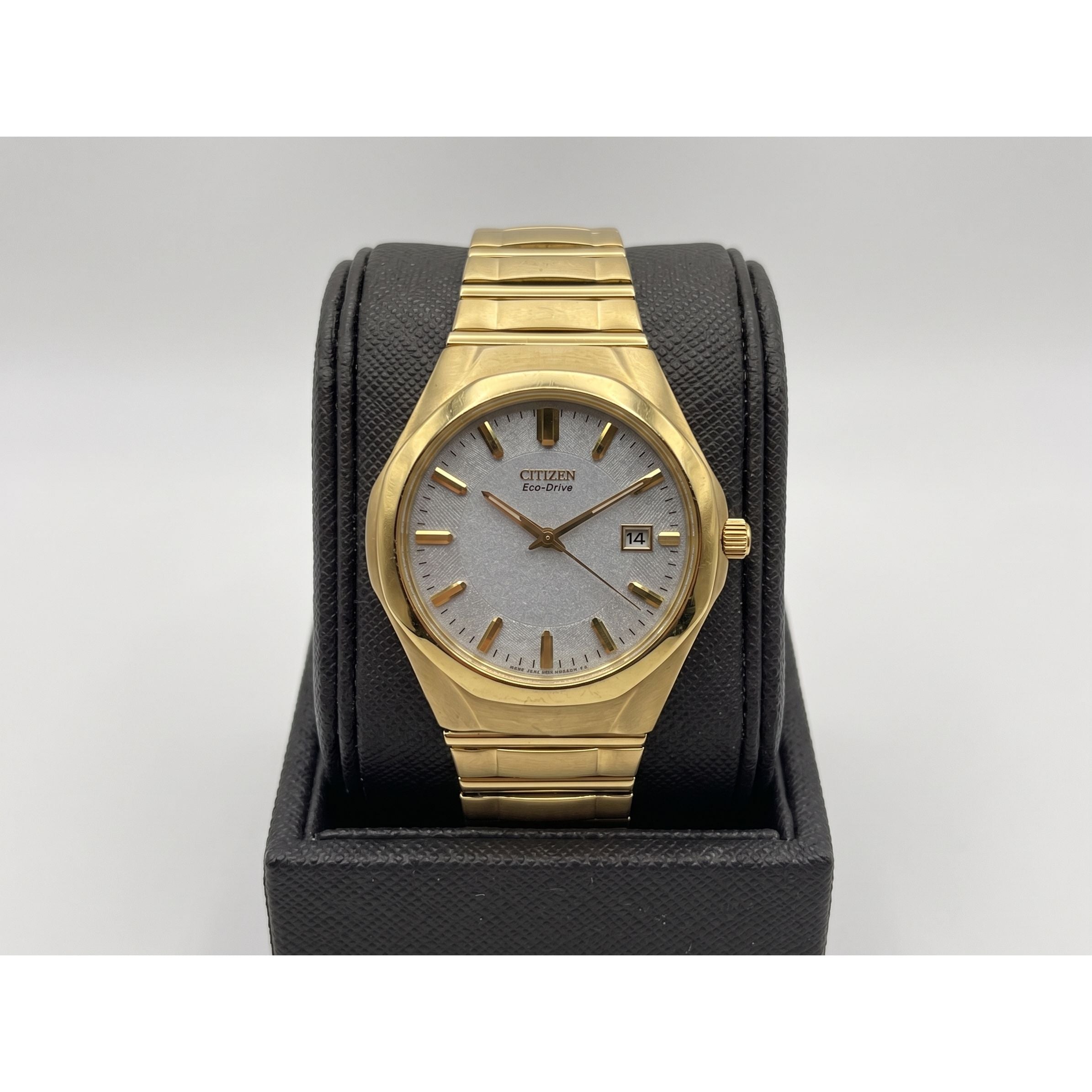 Citizen Eco-Drive Corso Gold-Tone White Dial Men's Watch BM7492