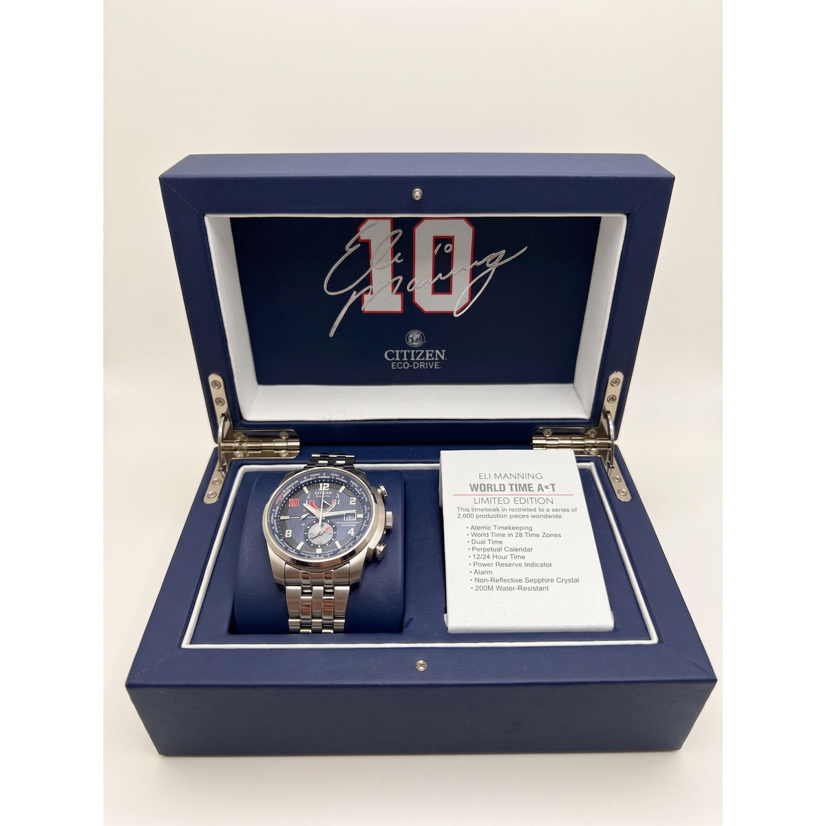 Citizen Eco-Drive Promaster World Time A-T Blue Dial Men's Watch AT9010-52M