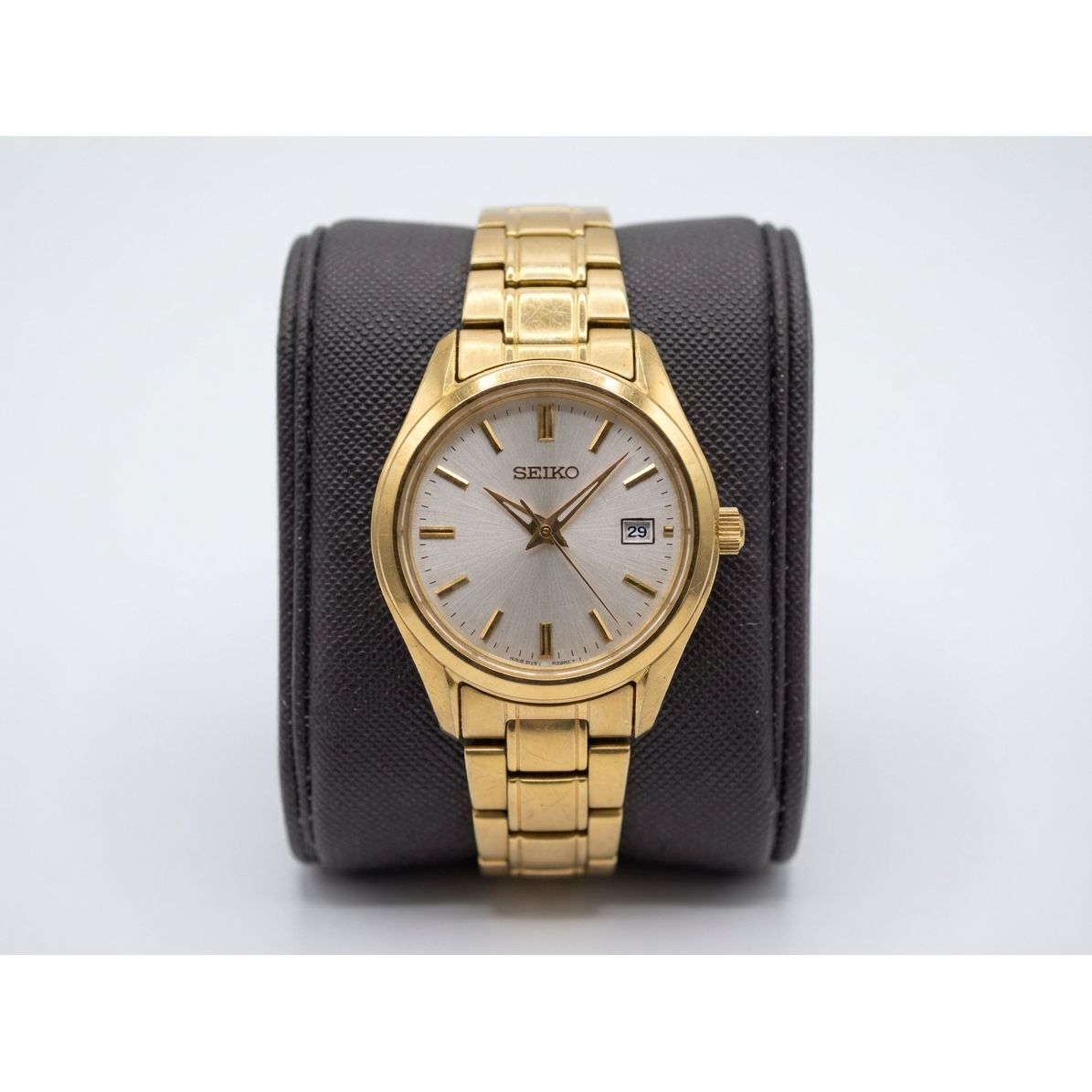 Seiko Essentials Champagne Dial Ladies Watch SUR632 Preowned