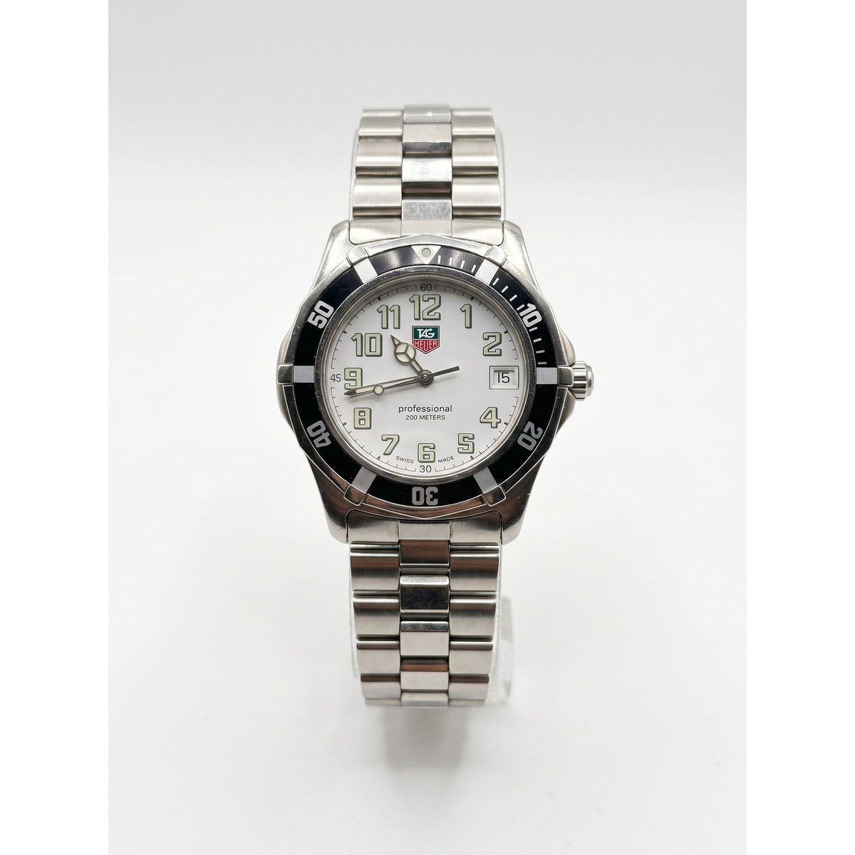 Tag Heuer 2000 Sports White Dial Stainless Steel Watch WM1111