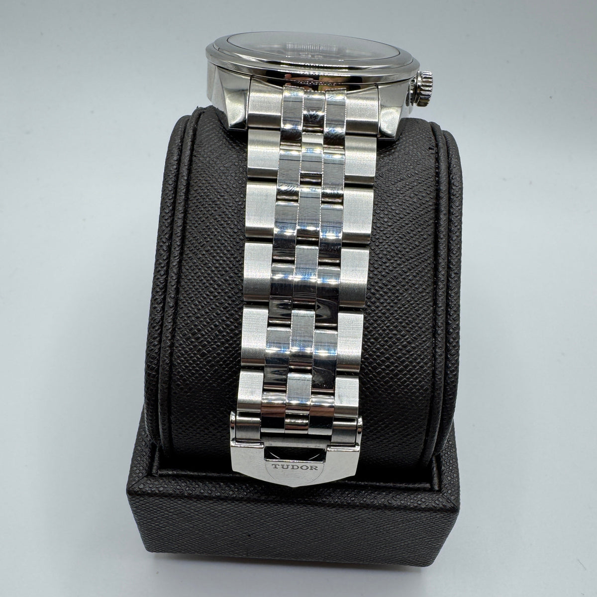 Tudor Glamour Double Date 42mm Gray Dial Stainless Steel Men's Watch 57000