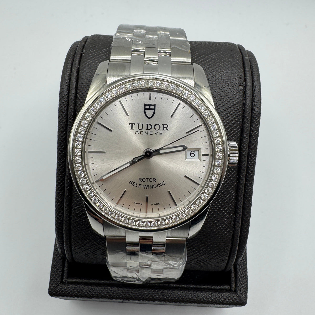 Tudor Glamour Diamond 36mm Stainless Steel Ladies Watch M55020-0004