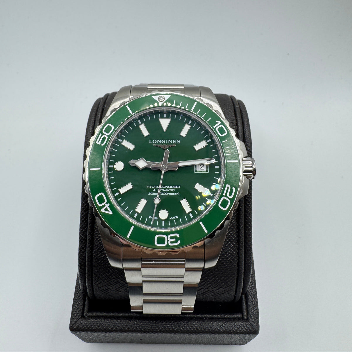 Longines Hydroconquest 42mm Automatic Green Dial Stainless Steel Men's Watch L3.788.4.06.6 / L37884066