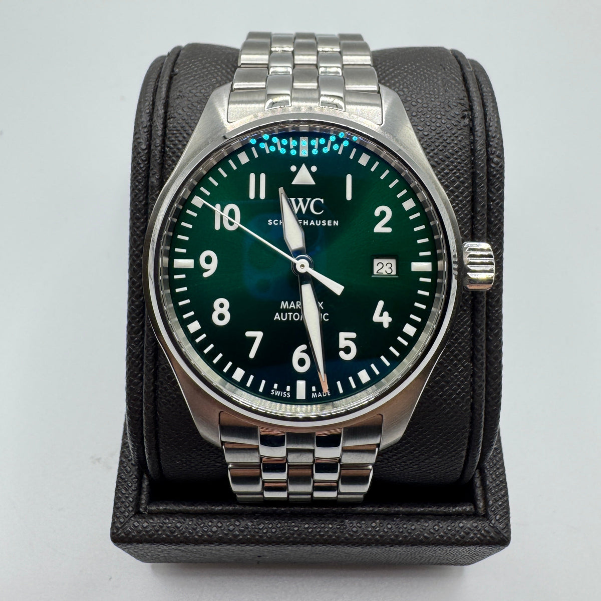 IWC Pilot's Watch Mark XX Green Dial Stainless Steel IW328206