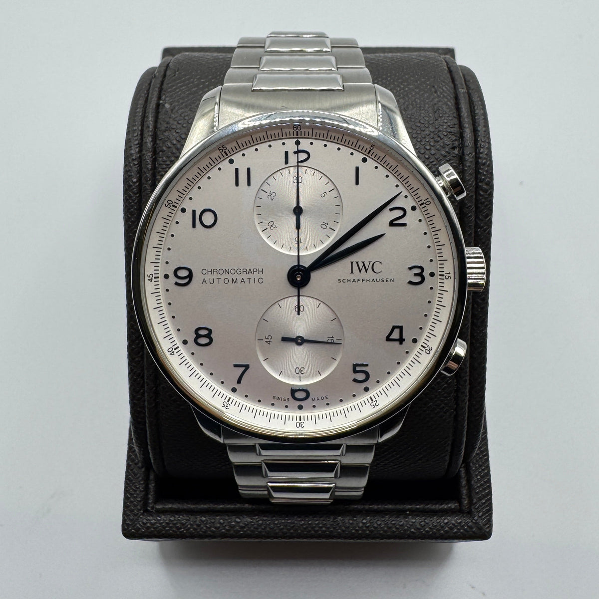 IWC Portugieser Chronograph Automatic Stainless Steel Watch IW371617