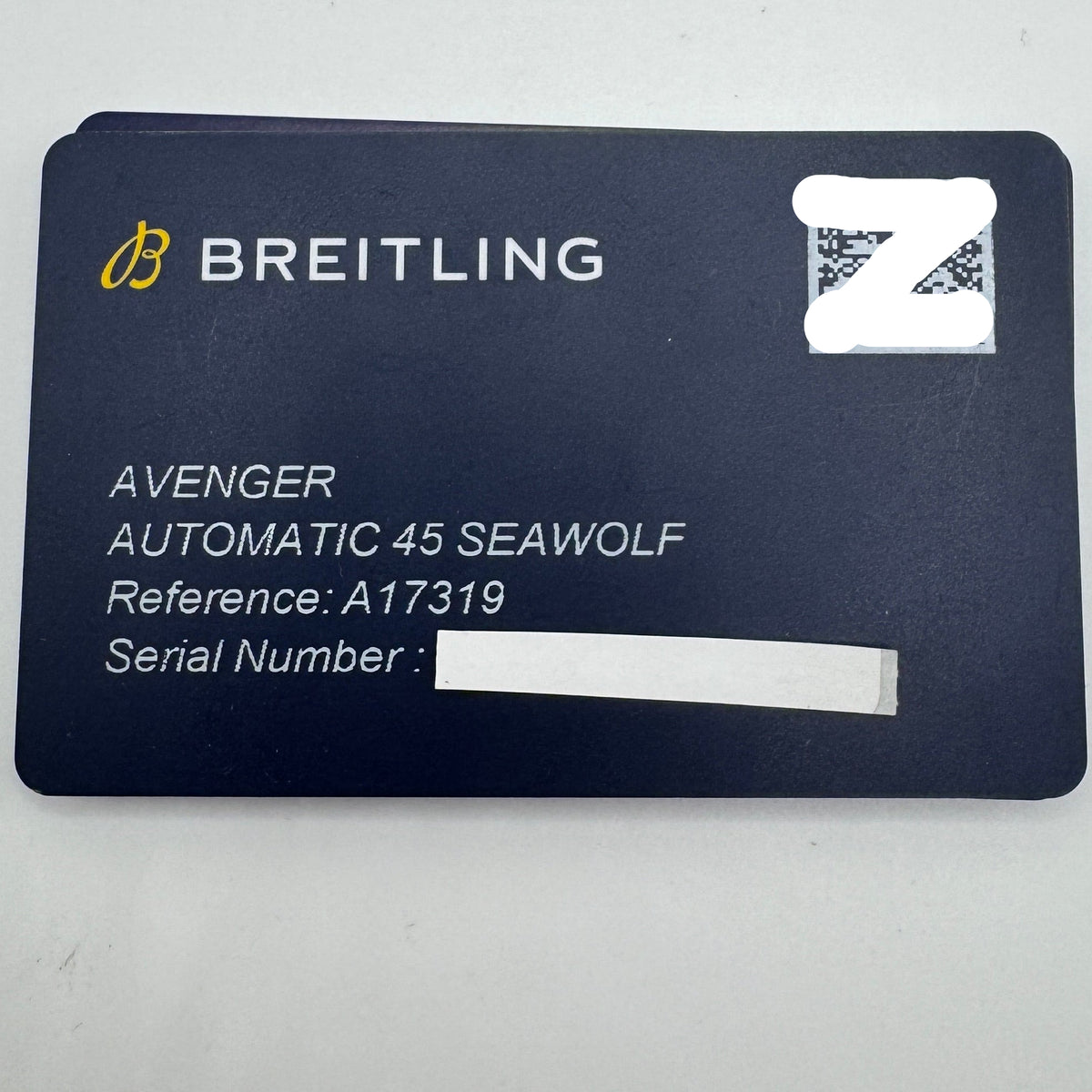 Breitling Avenger Automatic 45 Seawolf Yellow Dial Men's Watch A17319101I1A1 / A17319
