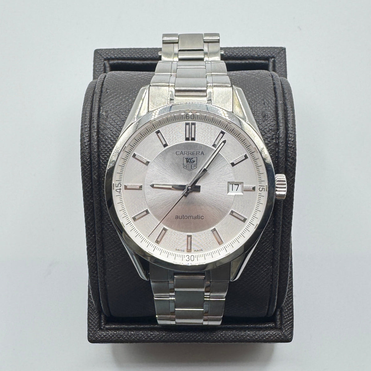Tag Heuer Carrera Automatic Silver Dial Stainless Steel Watch WV211A-0