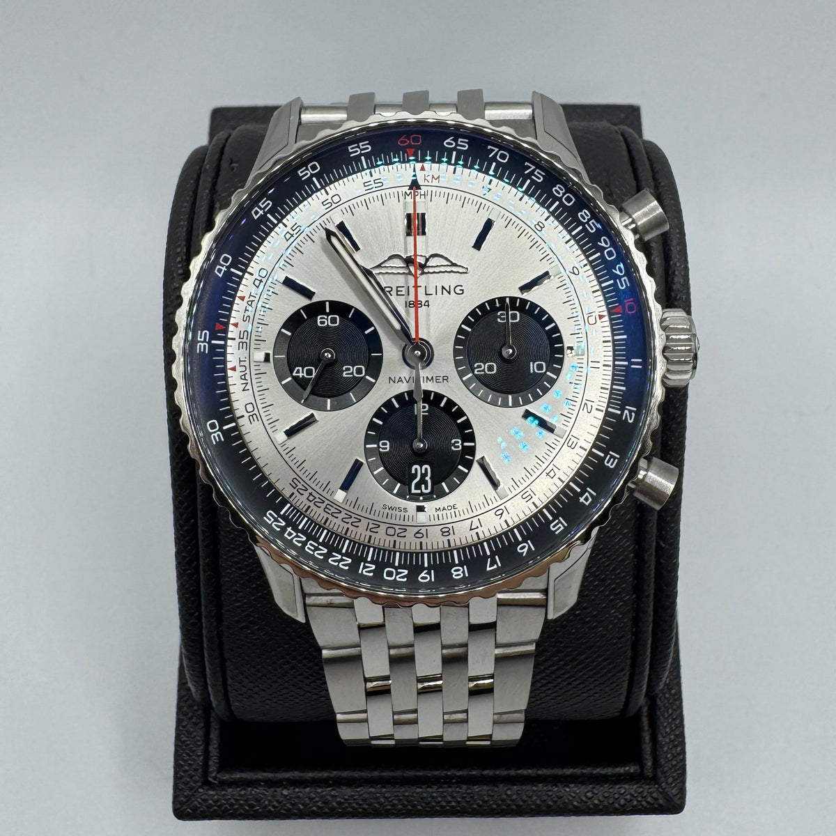 Breitling Navitimer B01 Chronograph 43 Stainless Steel Watch AB0138241G1A1 / AB0138
