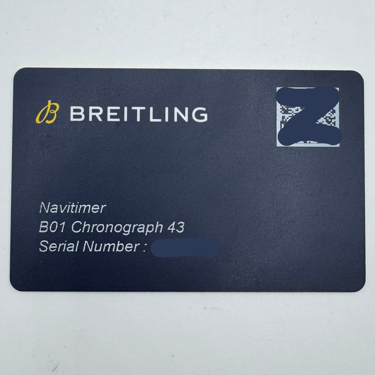 Breitling Navitimer B01 Chronograph 43 Black Dial Stainless Steel Watch AB0121211B1A1