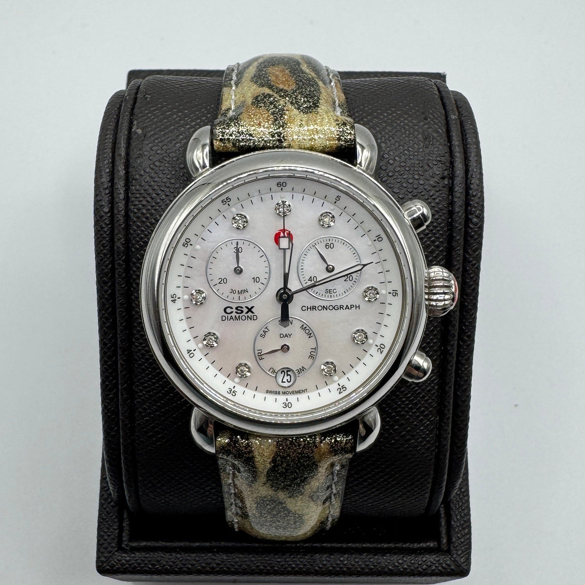 Michele CSX Diamond Chronograph Ladies Watch MWW03M00A0046