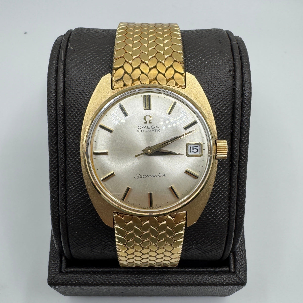 Omega Seamaster Automatic 14K Gold Vintage Swiss Watch