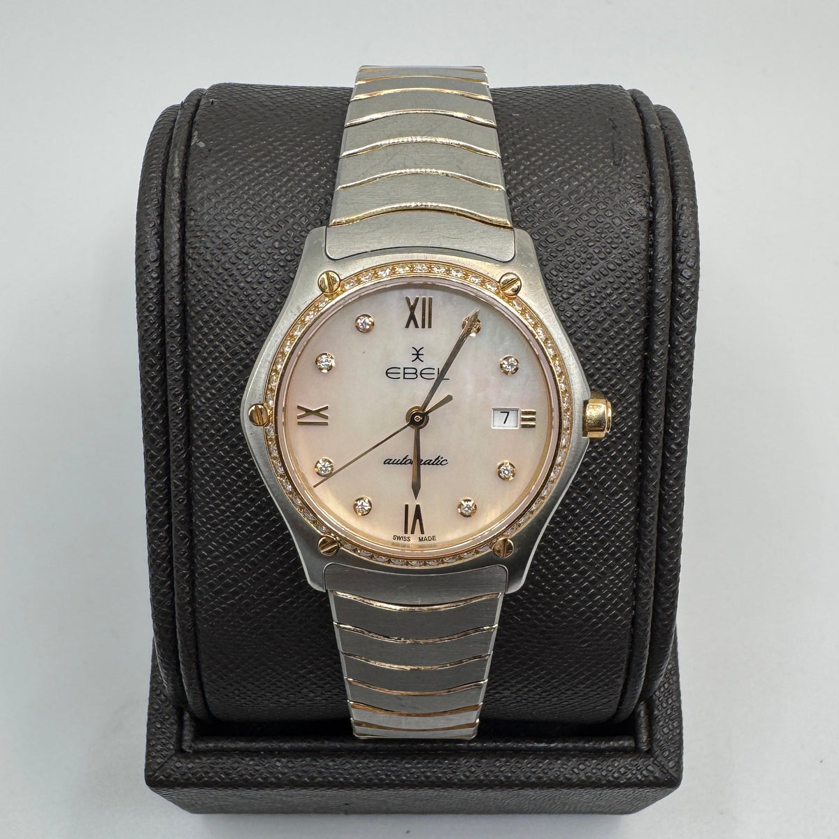 EBEL Sport Classic Wave 18K Rose & Steel Ladies Watch 05.3.15.2003S
