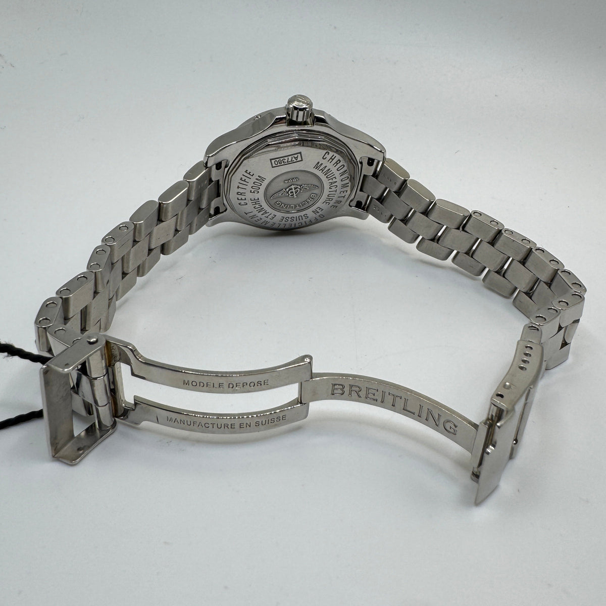 Breitling Colt Oceane Black Dial Stainless Steel Ladies Watch A77380-961480