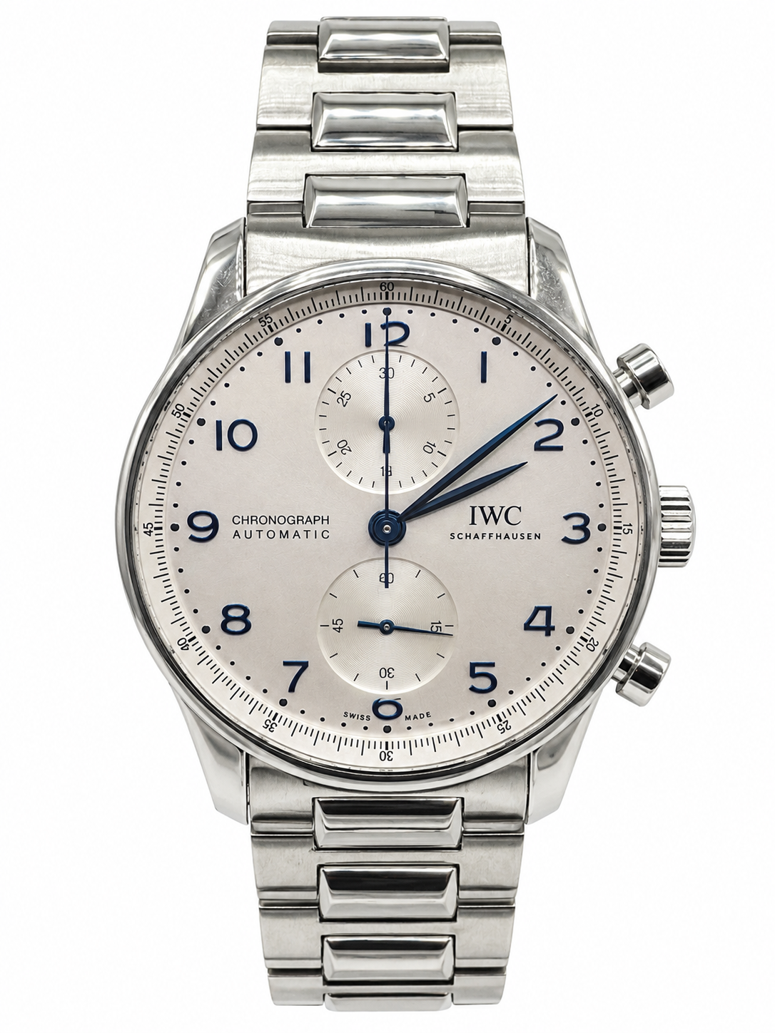 IWC Portugieser Chronograph Automatic Stainless Steel Watch IW371617