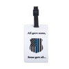 Thin Blue Line Luggage Tag