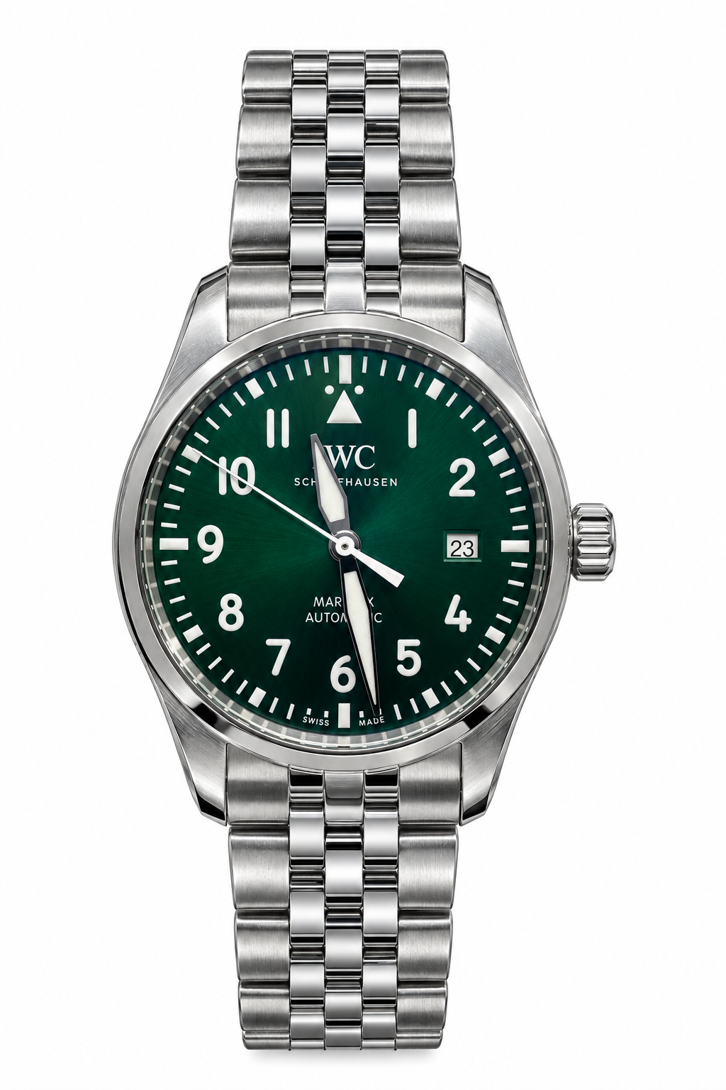 IWC Pilot's Watch Mark XX Green Dial Stainless Steel IW328206