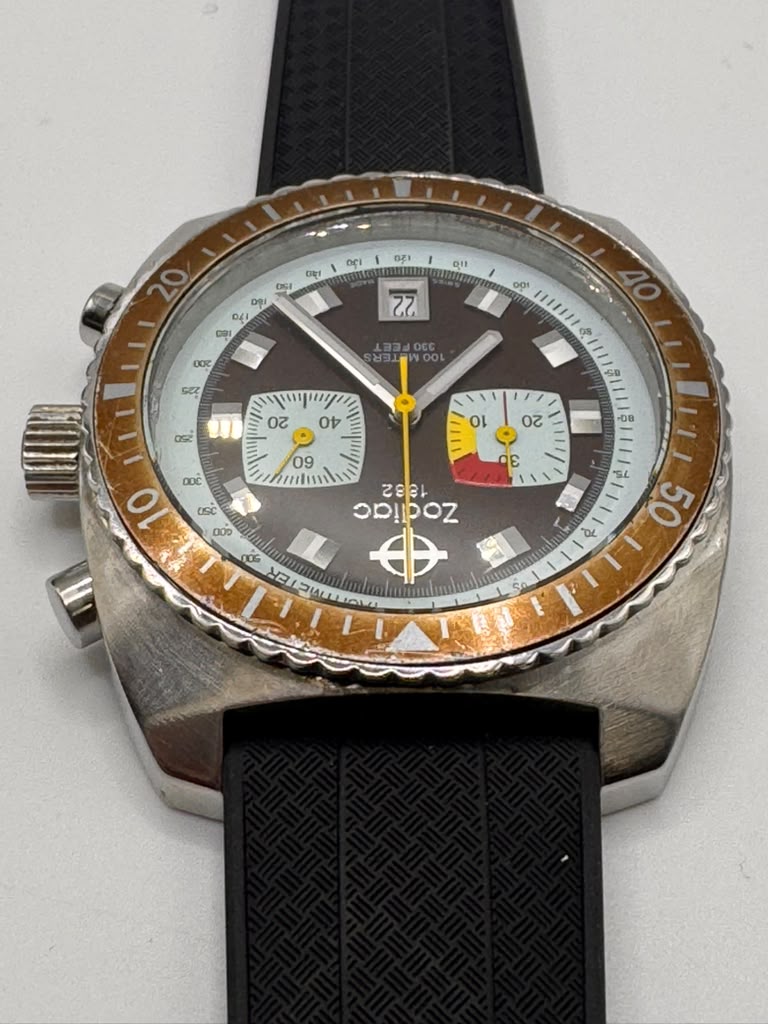 Zodiac Sea Dragon Chronograph ZO2236 – Men's Swiss Quartz Watch – Pre-Owned
