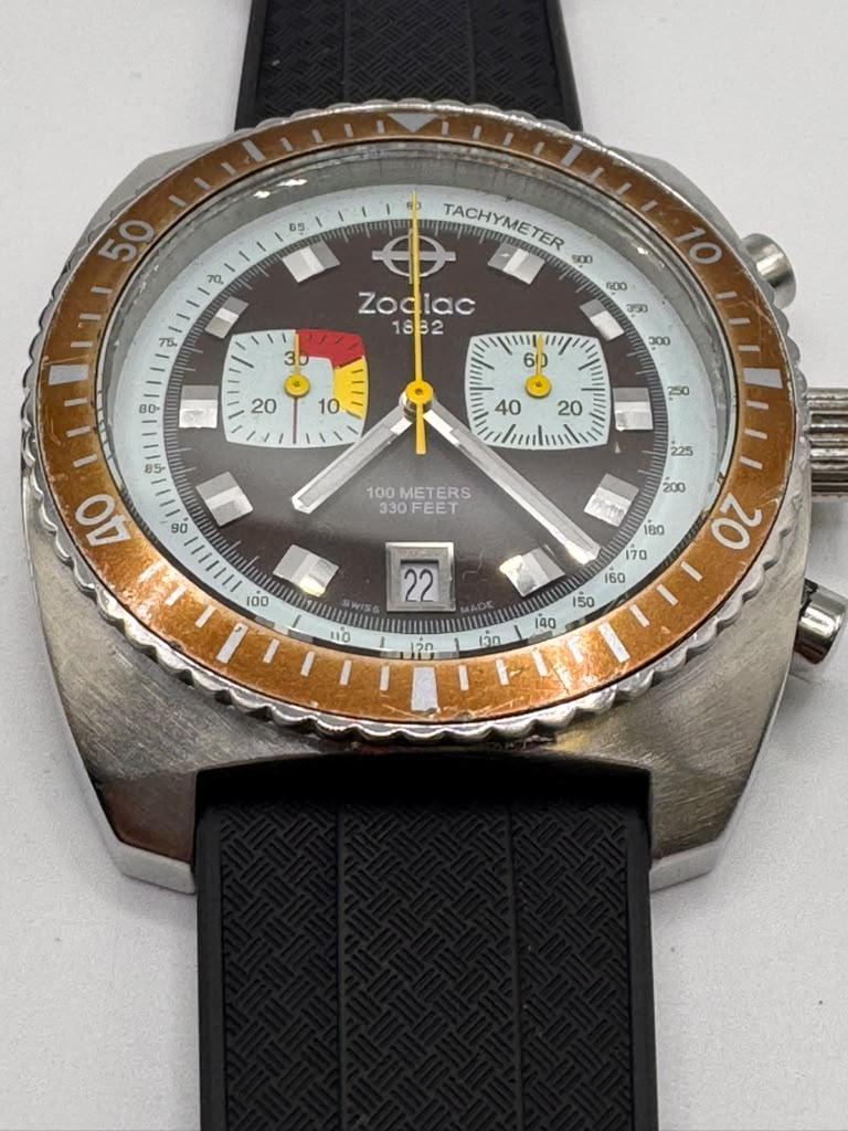 Zodiac Sea Dragon Chronograph ZO2236 – Men's Swiss Quartz Watch – Pre-Owned