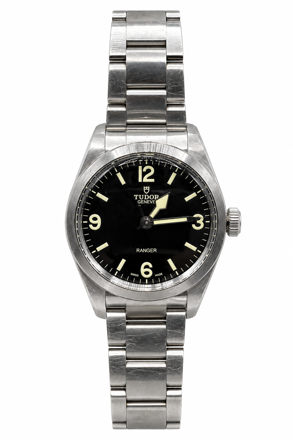 Tudor Ranger 39mm Black Dial Stainless Steel Men's Watch M79950-0001