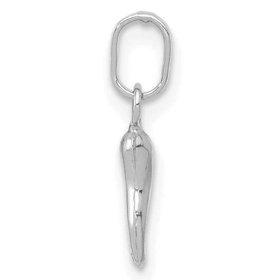 14k 3-D Italian Horn Charm QGXCH117W
