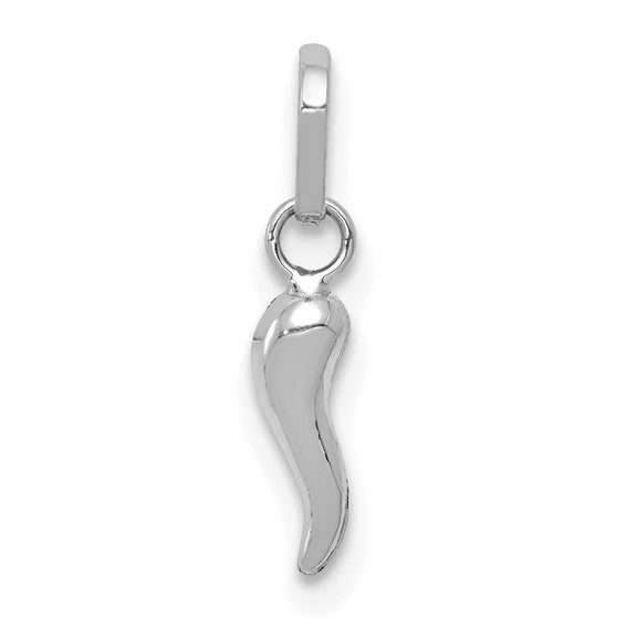 14k 3-D Italian Horn Charm QGXCH117W