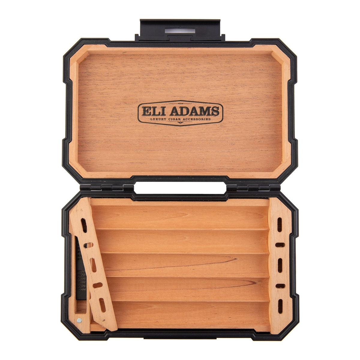 Travel Cigar Humidor Cedar Wood Air Tight, Engraved & Personalized