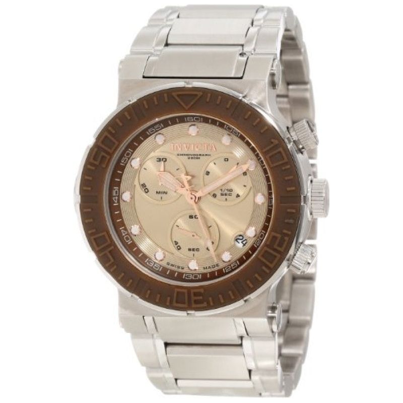 Invicta Men's Reef Reserve Chronograph Dial Stainless Steel Watch 10933