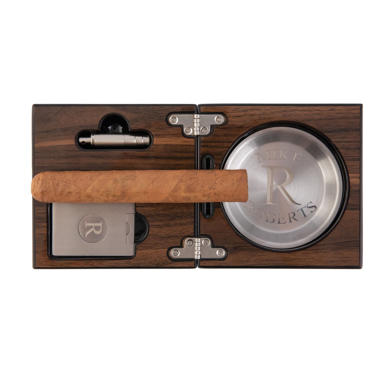 Eli Adams Luxury Foldable Stogie Ashtray Engraved & Personalized !