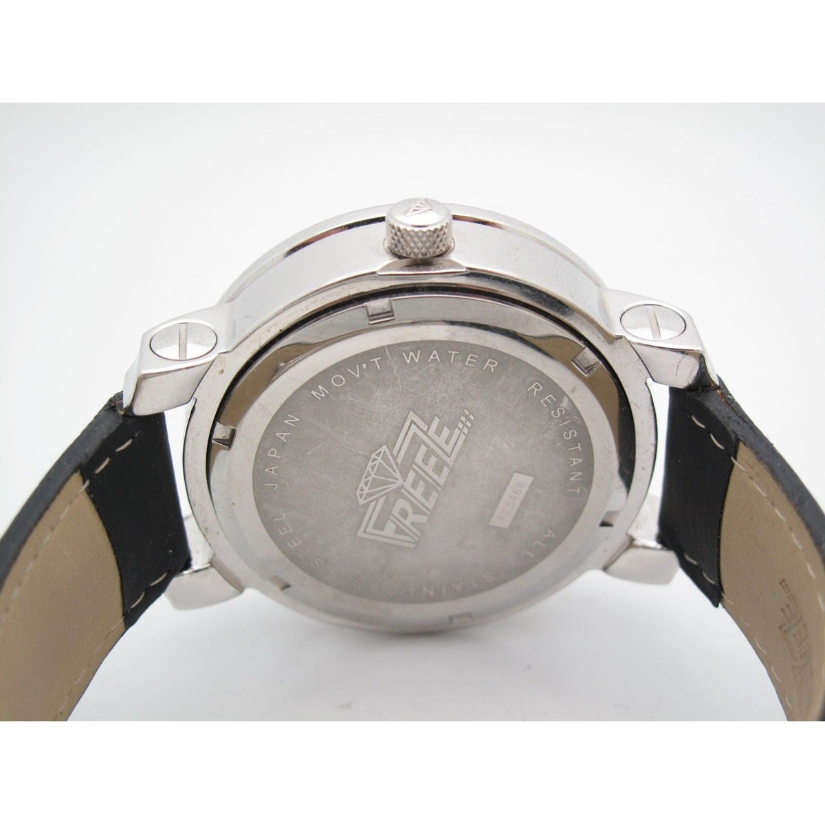 Freeze Men's Stainless Steel 1.50CT. Diamonds World Map Dial Watch FZ5466