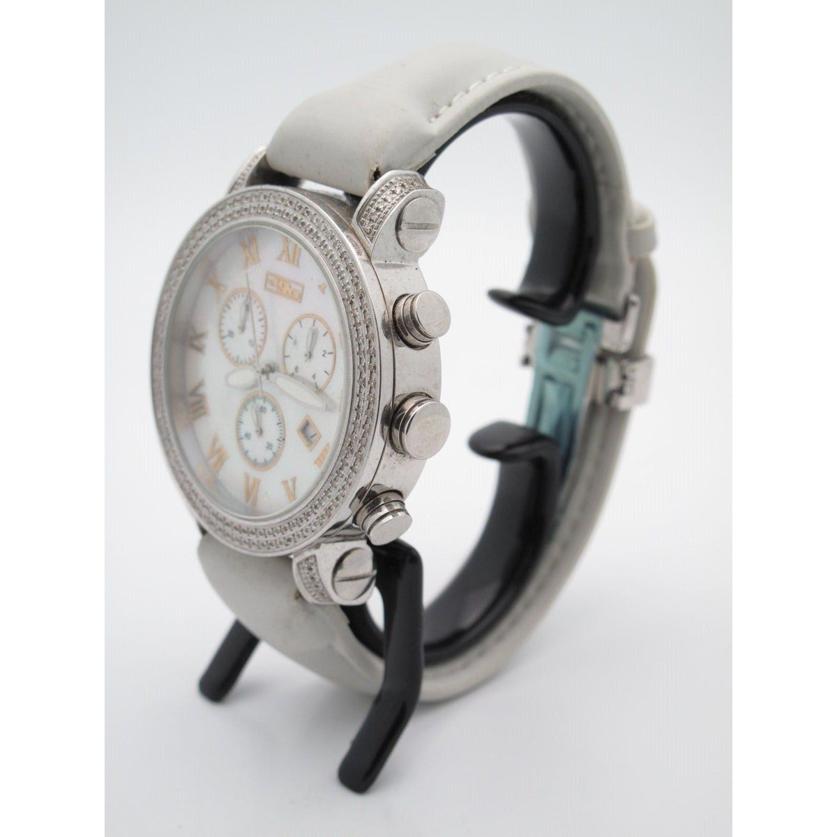 JoJo Classic Men's Stainless Steel 2.00CT Diamonds Chronograph JCL-03597 Watch