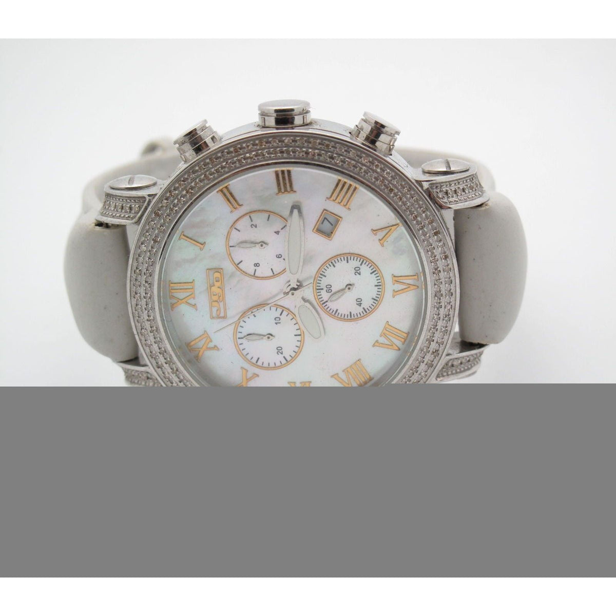 JoJo Classic Men's Stainless Steel 2.00CT Diamonds Chronograph JCL-03597 Watch