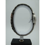 Movado Ladies Black Dial Diamond Bezel Stainless Steel Bracelet Watch 0605512