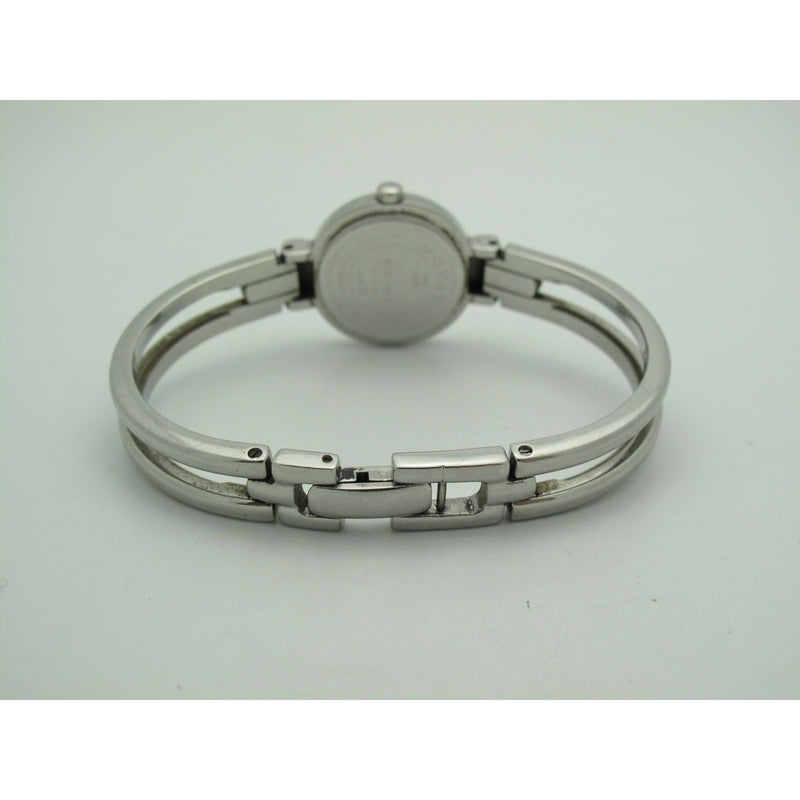Movado Harmony Ladies Black Dial Stainless Steel Bangle Bracelet Watch 0604428