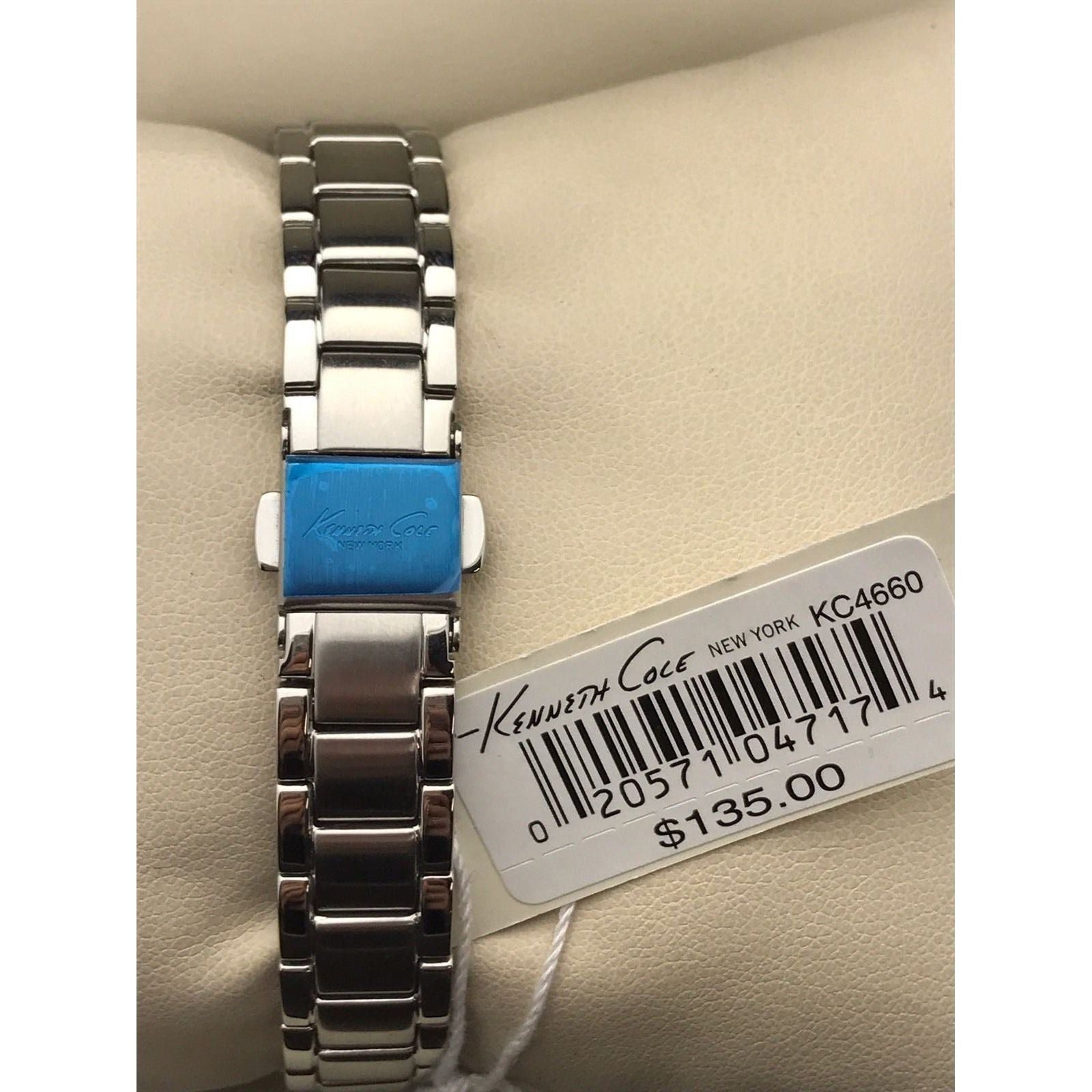 Kenneth Cole Ladies Mother of Pearl Dial Rose Gold and Stainless