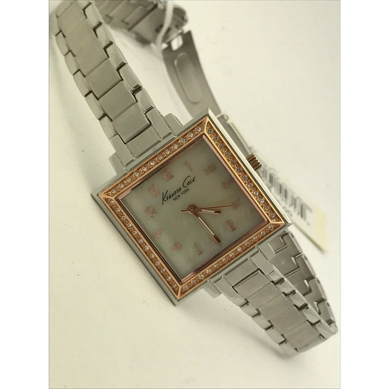 Kenneth Cole Ladies Mother of Pearl Dial Rose Gold and Stainless Watch KC4660