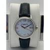 Raymond Weil Geneve Unisex White Dial Black Leather Strap Watch 5376M