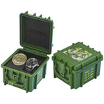 Citizen Men's Military Watch Commemorative Box Set BM8570-09E Personalized & Engraved!