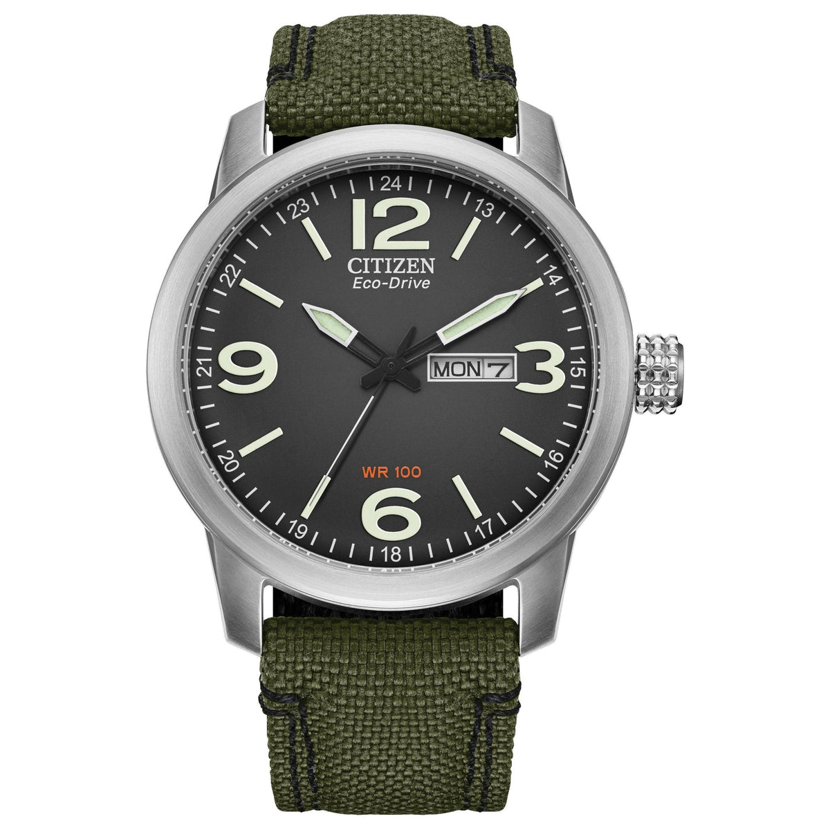 Citizen Men's Military Watch Commemorative Box Set BM8570-09E Personalized & Engraved!