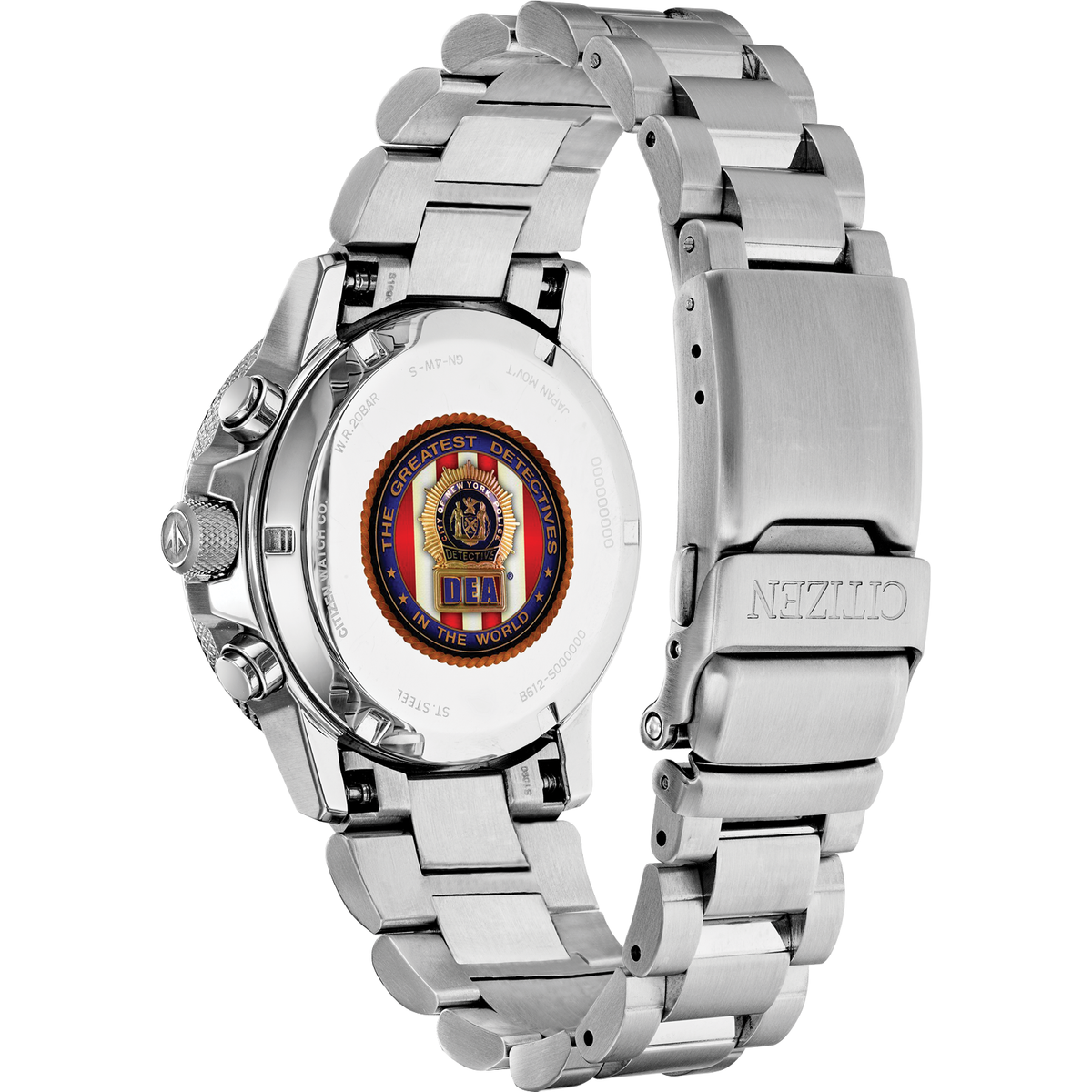 Citizen Men's DEA The Detectives’ Endowment Association Chronograph 200M WR Eco Drive CA0291-DEA