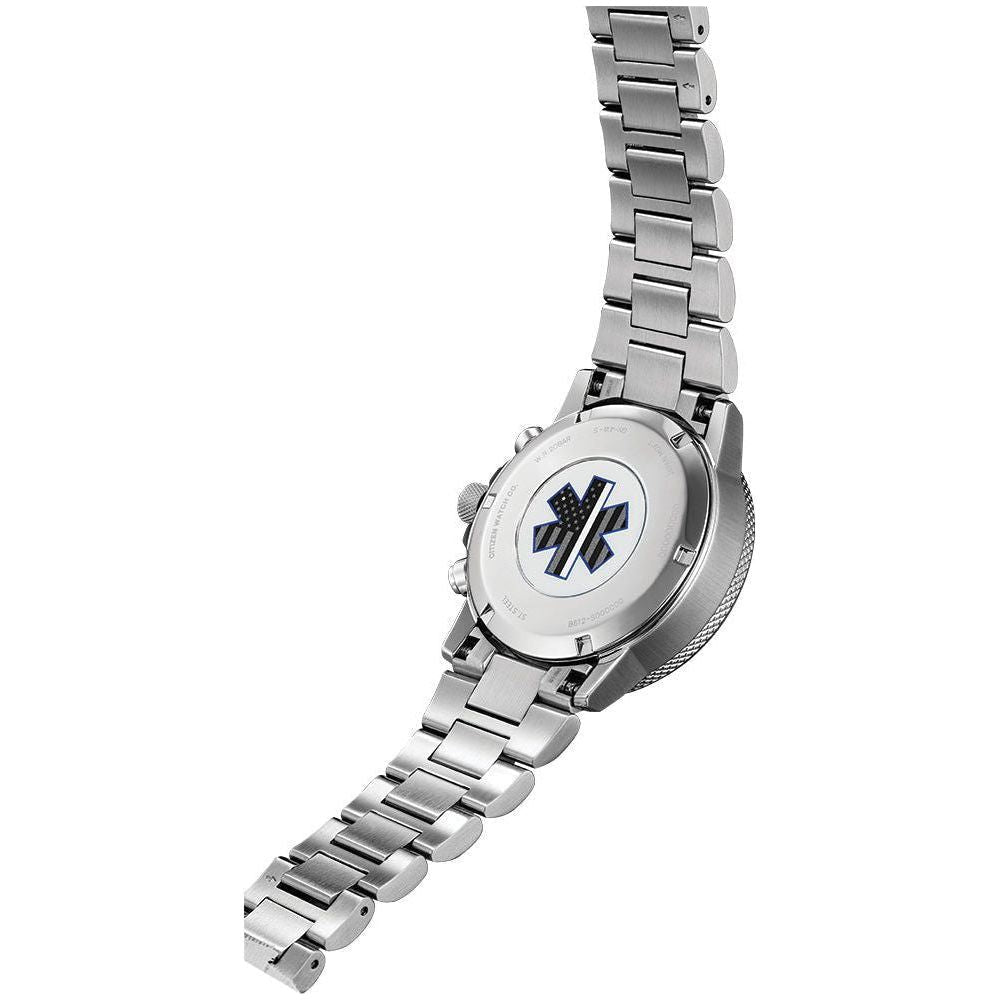 Citizen Men's Thin White Line™ Watch Chronograph 200M WR Eco Drive CA0296-55E