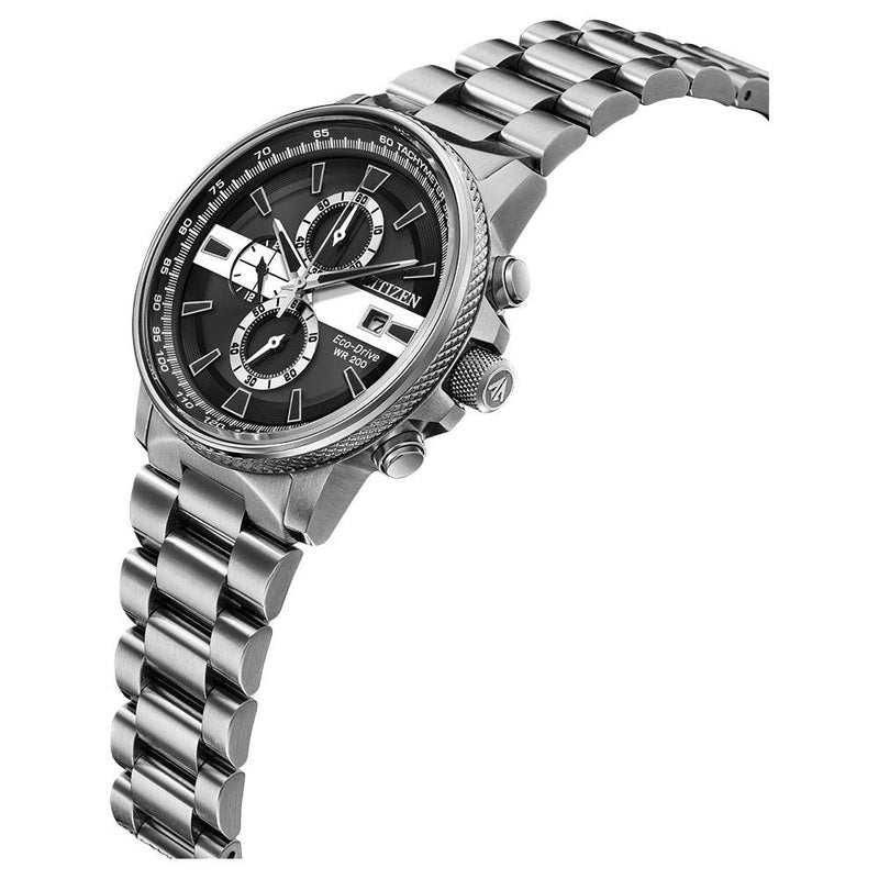 Citizen Men's Thin White Line™ Watch Chronograph 200M WR Eco Drive CA0296-55E