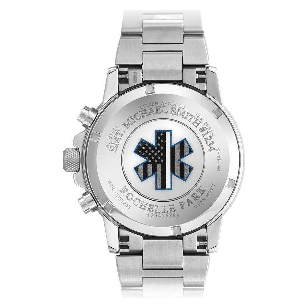 Citizen Men's Thin White Line™ Watch Chronograph 200M WR Eco Drive CA0296-55E