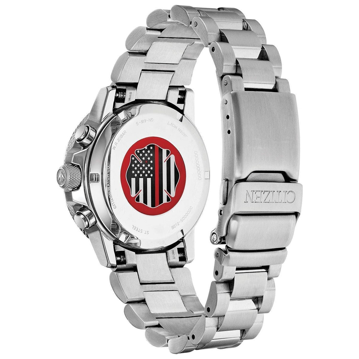 Citizen Men's Thin Red Line™ Watch Chronograph 200M WR Eco Drive CA0299-57E